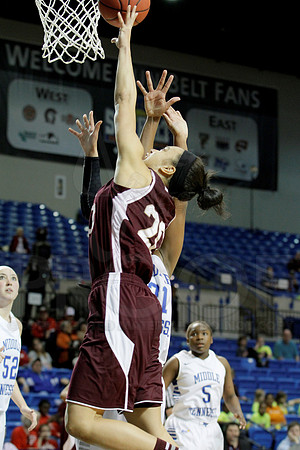 Middle Tennessee vs ULM  Women's 3-9-13 JWM0276 (©Justin Manning)