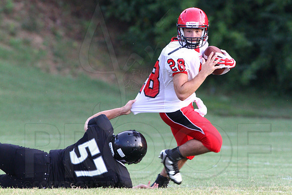 Harmony Grove @ Bauxite (Scrimmage) 8-26-2014 (©Justin Manning) JWM_35