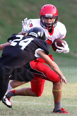 Harmony Grove @ Bauxite (Scrimmage) 8-26-2014 (©Justin Manning) JWM_48