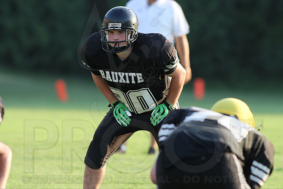 Bauxite Black-Gray games 4th, 5th, 6th, Junior high, Senior high scrimmage 8-22-13 (© Justin Manning) JWM0156