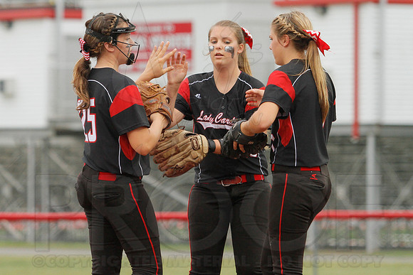 Rose Bud vs. Harmony Grove Regional Softball 5-9-2014 (© Justin Manning) JWM_0123