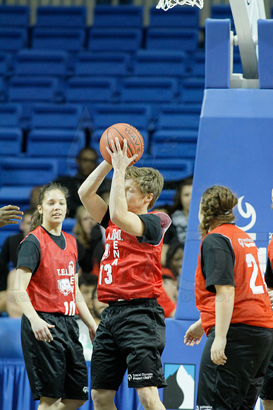 Exhibition Game Project Unify- Special Olympics- Mena vs Forrest City 3-14-2014 (© Justin Manning) JWM_0028