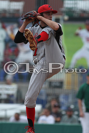 Harmony Grove vs. Episcopal Baseball (Dickey Stephens Park) 4-2-2015 (©Justin Manning) JWM_0116