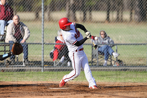 Dylan Ray hitting the ball