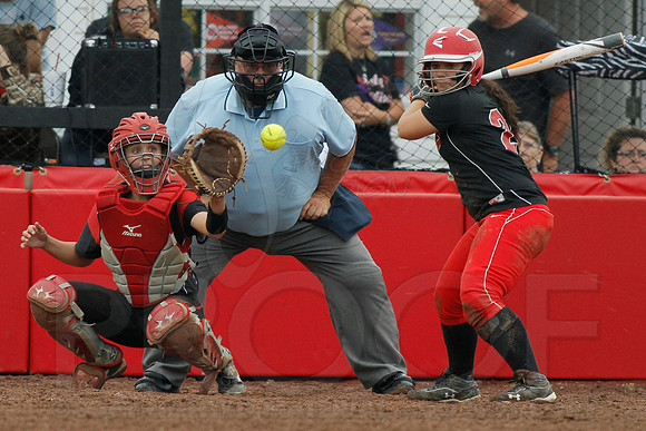 Rose Bud vs. Harmony Grove Regional Softball 5-9-2014 (© Justin Manning) JWM_0292