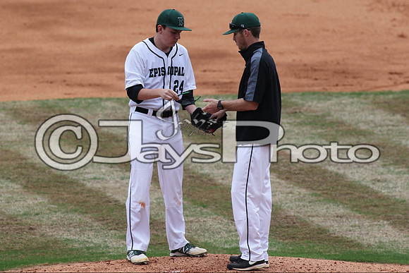 Harmony Grove vs. Episcopal Baseball (Dickey Stephens Park) 4-2-2015 (©Justin Manning) JWM_0021