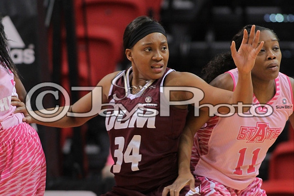 ULM @ Arkansas State Womans Basketball 2-21-2015 (©Justin Manning) JWM_609