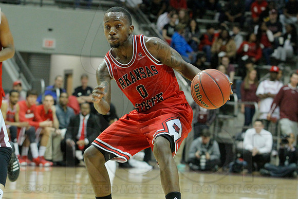 Arkansas State @ UALR Men's Basketball 3-1-2014 (© Justin Manning) JWM_0246