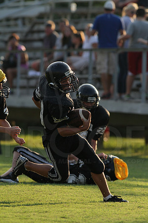 Bauxite Black-Gray games 4th, 5th, 6th, Junior high, Senior high scrimmage 8-22-13 (© Justin Manning) JWM0139