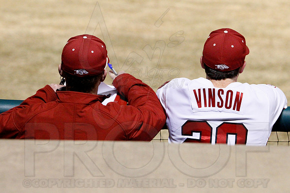Miss Valley State @ Arkansas Baseball 3-27-13 (© Justin Manning) JWM0313