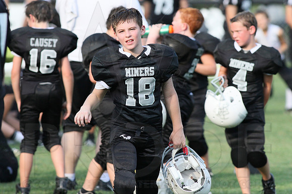 Bauxite Black-Gray games 4th, 5th, 6th, Junior high, Senior high scrimmage 8-22-13 (© Justin Manning) JWM0065