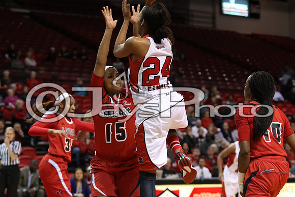 LA-Lafayette @ Arkansas State Women's 3-7-2015 (©Justin Manning) JWM_203