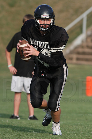 Bauxite Black-Gray games 4th, 5th, 6th, Junior high, Senior high scrimmage 8-22-13 (© Justin Manning) JWM0080