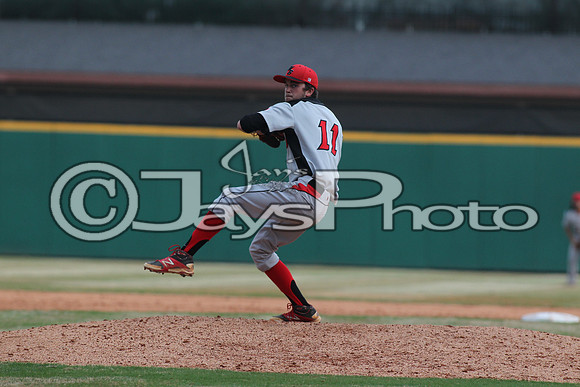 Harmony Grove vs. Episcopal Baseball (Dickey Stephens Park) 4-2-2015 (©Justin Manning) JWM_0363