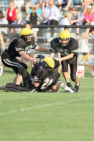 Bauxite Black-Gray games 4th, 5th, 6th, Junior high, Senior high scrimmage 8-22-13 (© Justin Manning) JWM0120