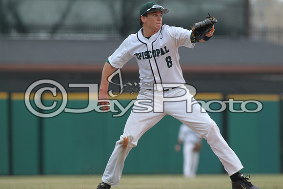 Harmony Grove vs. Episcopal Baseball (Dickey Stephens Park) 4-2-2015 (©Justin Manning) JWM_0148