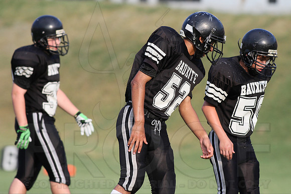 Bauxite Black-Gray games 4th, 5th, 6th, Junior high, Senior high scrimmage 8-22-13 (© Justin Manning) JWM0075