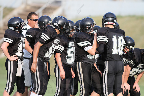 Bauxite Black-Gray games 4th, 5th, 6th, Junior high, Senior high scrimmage 8-22-13 (© Justin Manning) JWM0074