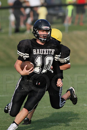 Bauxite Black-Gray games 4th, 5th, 6th, Junior high, Senior high scrimmage 8-22-13 (© Justin Manning) JWM0087