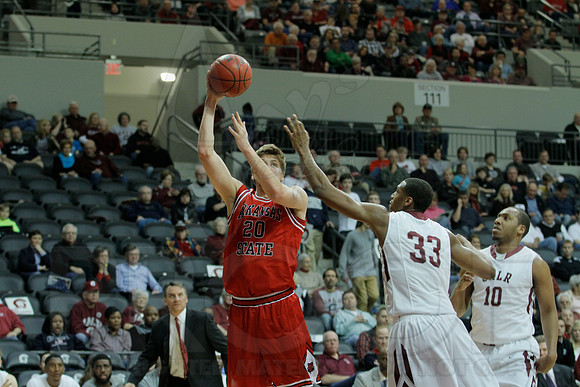 Arkansas State @ UALR Men's Basketball 3-1-2014 (© Justin Manning) JWM_0035