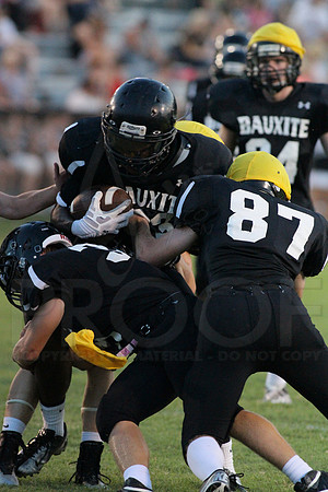 Bauxite Black-Gray games 4th, 5th, 6th, Junior high, Senior high scrimmage 8-22-13 (© Justin Manning) JWM0232