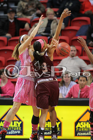 ULM @ Arkansas State Womans Basketball 2-21-2015 (©Justin Manning) JWM_233