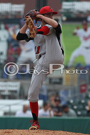 Harmony Grove vs. Episcopal Baseball (Dickey Stephens Park) 4-2-2015 (©Justin Manning) JWM_0084