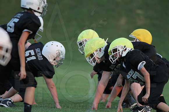 Bauxite Black-Gray games 4th, 5th, 6th, Junior high, Senior high scrimmage 8-22-13 (© Justin Manning) JWM0197