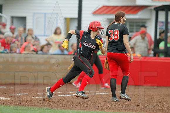 Rose Bud vs. Harmony Grove Regional Softball 5-9-2014 (© Justin Manning) JWM_0274