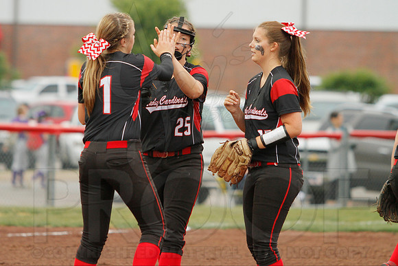 Rose Bud vs. Harmony Grove Regional Softball 5-9-2014 (© Justin Manning) JWM_0228