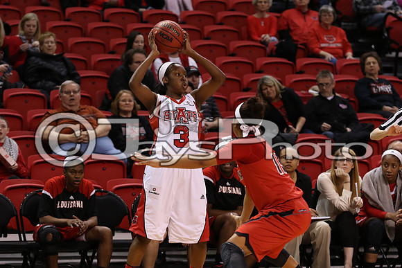 LA-Lafayette @ Arkansas State Women's 3-7-2015 (©Justin Manning) JWM_270