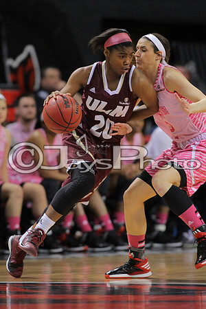 ULM @ Arkansas State Womans Basketball 2-21-2015 (©Justin Manning) JWM_250