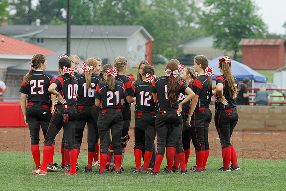 Rose Bud vs. Harmony Grove Regional Softball 5-9-2014 (© Justin Manning) JWM_0321