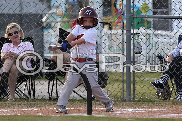 Bomb Squad vs. Cardinals 6-7 year old (Pitching Machine) 5-5-2015 (©Justin Manning) JWM_0115