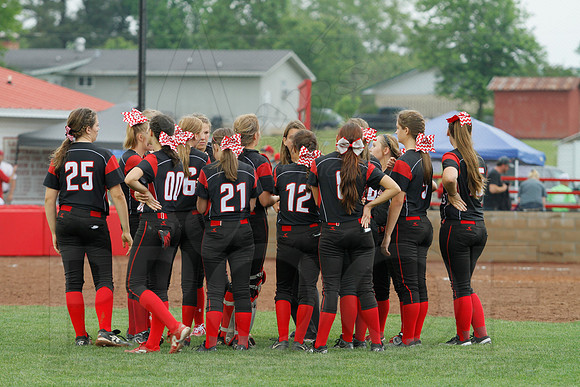 Rose Bud vs. Harmony Grove Regional Softball 5-9-2014 (© Justin Manning) JWM_0319