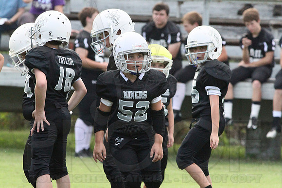 Bauxite Black-Gray games 4th, 5th, 6th, Junior high, Senior high scrimmage 8-22-13 (© Justin Manning) JWM0021