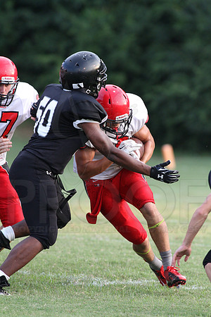 Harmony Grove @ Bauxite (Scrimmage) 8-26-2014 (©Justin Manning) JWM_59
