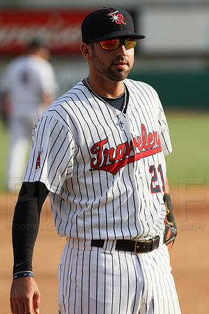 Springfield Cardinals @ Arkansas Travelers 8-3-13 (© Justin Manning) JWM0020