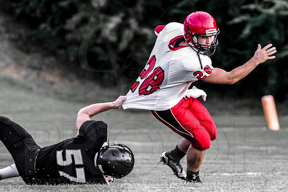 Harmony Grove @ Bauxite (Scrimmage) 8-26-2014 (©Justin Manning) JWM_36-2