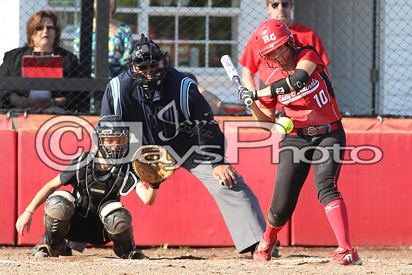 Bauxite @ Harmony Grove softball 4-21-2015 (©Justin Manning) JWM_0351