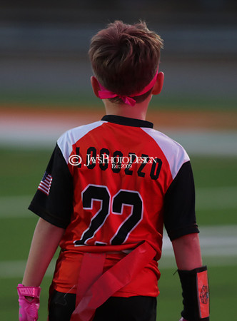 Malvern Cubs Orange vs. Malvern Cubs Black 3rd grade flag football 10-15-24_JWM_0132