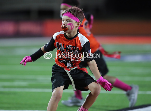 Malvern Cubs Orange vs. Malvern Cubs Black 3rd grade flag football 10-15-24_JWM_0253