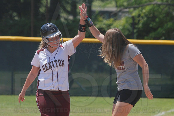 Benton vs. Mountain Home 6A State Softball Playoffs 5-11-13 (© Justin Manning) JWM0235