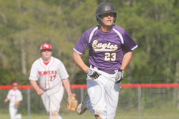 Mayflower @ Glen Rose baseball (Senior Night) 4-22-2014 (© Justin Manning) JWM_0224