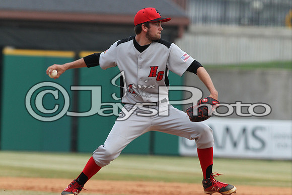 Harmony Grove vs. Episcopal Baseball (Dickey Stephens Park) 4-2-2015 (©Justin Manning) JWM_0293
