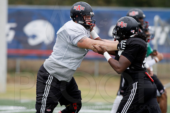 Arkansas State GoDaddy Bowl Practice 1-2-14 (©Justin Manning) JWM_0080