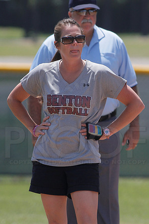 Benton vs. Mountain Home 6A State Softball Playoffs 5-11-13 (© Justin Manning) JWM0088
