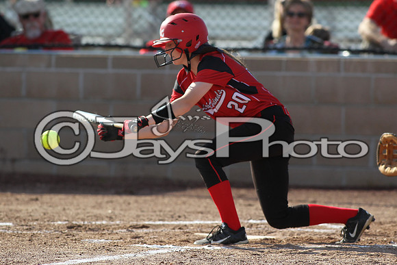 Bauxite @ Harmony Grove softball 4-21-2015 (©Justin Manning) JWM_0262
