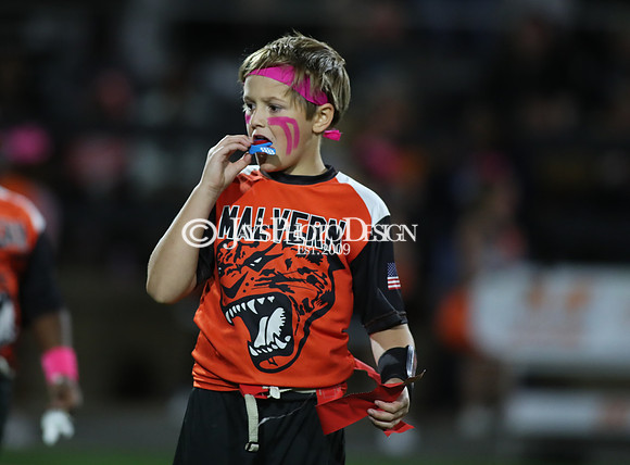 Malvern Cubs Orange vs. Malvern Cubs Black 3rd grade flag football 10-15-24_JWM_0234