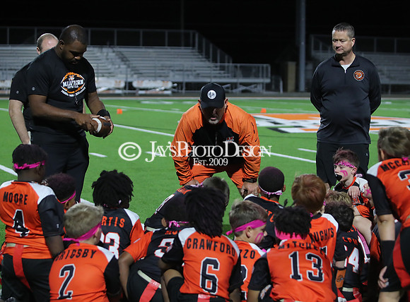 Malvern Cubs Orange vs. Malvern Cubs Black 3rd grade flag football 10-15-24_JWM_0743